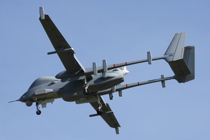 4X-UMG IAI UAV Heron at Emmen Switzerland by Andreas Weber