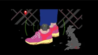 illustration of a gps tag